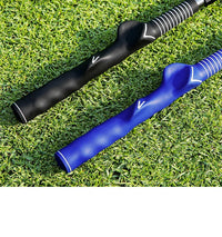 Folding Golf Swing Trainer with Adjustable Length and Angle for Left- or Right-Handed Golfers