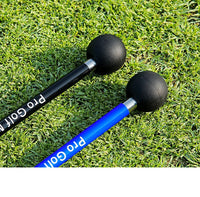 Folding Golf Swing Trainer with Adjustable Length and Angle for Left- or Right-Handed Golfers