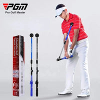 Folding Golf Swing Trainer with Adjustable Length and Angle for Left- or Right-Handed Golfers