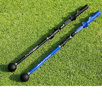 Folding Golf Swing Trainer with Adjustable Length and Angle for Left- or Right-Handed Golfers